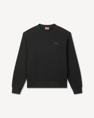 Kenzo Signature’ Embroidered Sweatshirt in Cotton