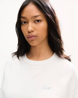 Kenzo Signature’ Embroidered Sweatshirt in Cotton