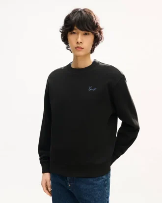 Kenzo Signature’ Embroidered Sweatshirt in Cotton