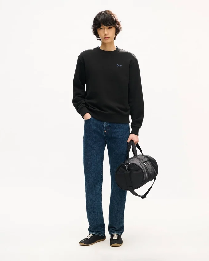 Kenzo Signature’ Embroidered Sweatshirt in Cotton Kenzo Signature’ Embroidered Sweatshirt in Cotton