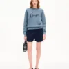 Kenzo Signature’ Embroidered Sweatshirt in Cotton Kenzo Signature’ Embroidered Sweatshirt in Cotton