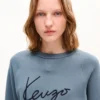 Kenzo Signature’ Embroidered Sweatshirt in Cotton Kenzo Signature’ Embroidered Sweatshirt in Cotton