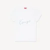 Kenzo Signature’ Embroidered T-Shirt in Cotton Kenzo Signature’ Embroidered T-Shirt in Cotton