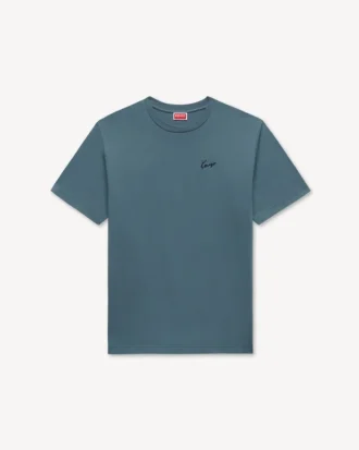 Kenzo Signature’ Embroidered T-Shirt in Cotton