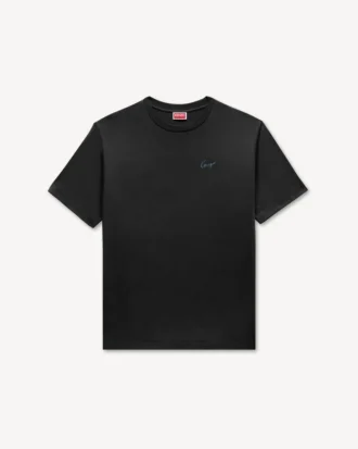Kenzo Signature’ Embroidered T-Shirt in Cotton