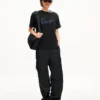 Kenzo Signature’ Embroidered T-Shirt in Cotton