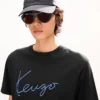Kenzo Signature’ Embroidered T-Shirt in Cotton