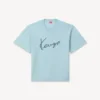 Kenzo Signature’ Embroidered T-Shirt in Merino Wool Kenzo Signature’ Embroidered T-Shirt in Merino Wool