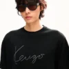 Kenzo Signature’ Embroidered T-Shirt in Merino Wool Kenzo Signature’ Embroidered T-Shirt in Merino Wool