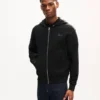 Kenzo Signature’ Embroidered Zip up Hoodie in Cotton Kenzo Signature’ Embroidered Zip up Hoodie in Cotton