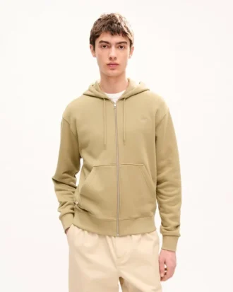 Kenzo Signature’ Embroidered Zip-Up Hoodie in Cotton