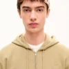 Kenzo Signature’ Embroidered Zip-Up Hoodie in Cotton Kenzo Signature’ Embroidered Zip-Up Hoodie in Cotton