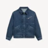 Kenzo Signature’ Genderless Utility Jacket in Japanese Denim Kenzo Signature’ Genderless Utility Jacket in Japanese Denim