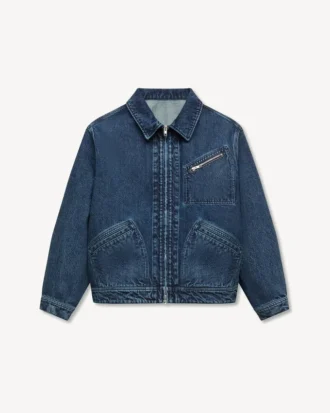 Kenzo Signature’ Genderless Utility Jacket in Japanese Denim Kenzo Signature’ Genderless Utility Jacket in Japanese Denim