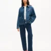 Kenzo Signature’ Genderless Utility Jacket in Japanese Denim Kenzo Signature’ Genderless Utility Jacket in Japanese Denim
