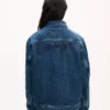 Kenzo Signature’ Genderless Utility Jacket in Japanese Denim Kenzo Signature’ Genderless Utility Jacket in Japanese Denim
