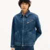 Kenzo Signature’ Genderless Utility Jacket in Japanese Denim Kenzo Signature’ Genderless Utility Jacket in Japanese Denim