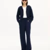 Kenzo Signature’ Knitted Zip-Up Hoodie in Cotton Wool Kenzo Signature’ Knitted Zip-Up Hoodie in Cotton Wool
