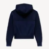 Kenzo Signature’ Knitted Zip-Up Hoodie in Cotton Wool Kenzo Signature’ Knitted Zip-Up Hoodie in Cotton Wool