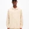 Kenzo Signature’ Oversized Shirt in Herringbone Cotton