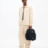 Kenzo Signature’ Oversized Shirt in Herringbone Cotton