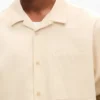 Kenzo Signature’ Oversized Shirt in Herringbone Cotton