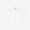 Kenzo Signature’ Short Sleeve Shirt in Cotton Poplin Kenzo Signature’ Short Sleeve Shirt in Cotton Poplin