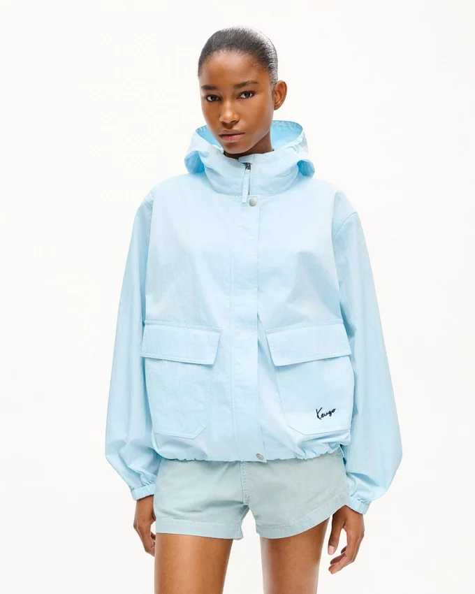 Kenzo Signature’ Short Windbreaker Kenzo Signature’ Short Windbreaker