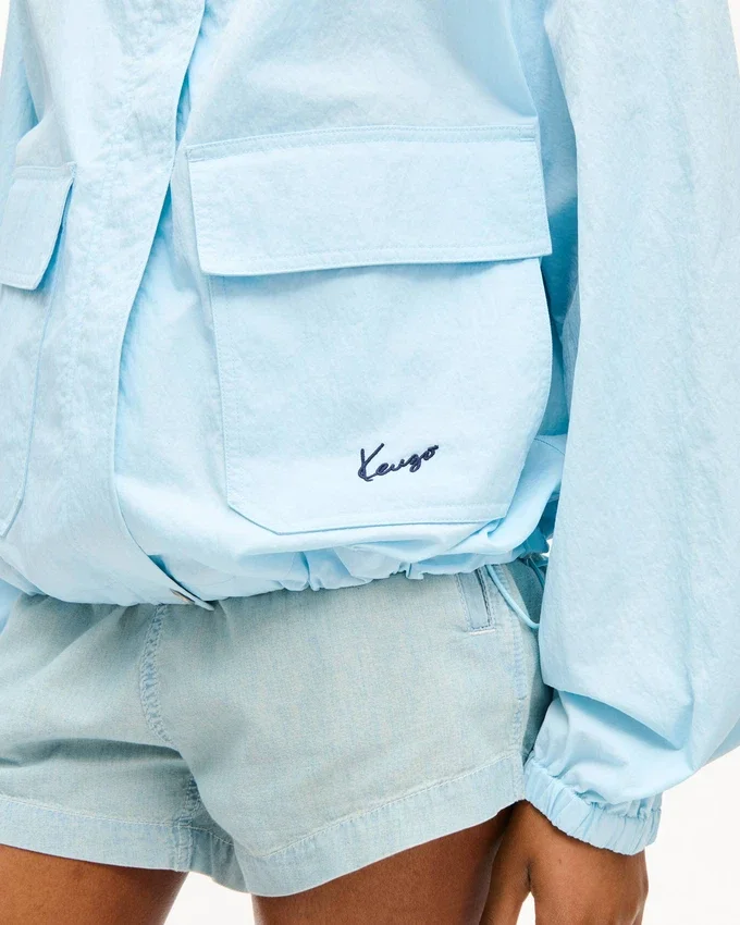 Kenzo Signature’ Short Windbreaker Kenzo Signature’ Short Windbreaker