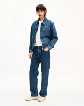 Kenzo Signature’ Straight Fit Jeans in Japanese Denim