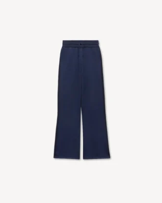 Kenzo Signature’ Straight Pants in Cotton Wool
