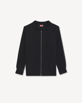 Kenzo Signature’ Zipped Oversized Shirt