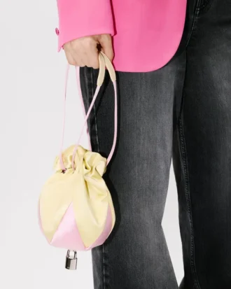 Kenzo Star’ Pouch in Satin Woven Silk