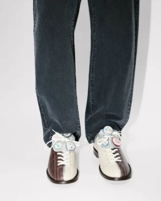 Kenzo Striker’ Bowling Derbies in Leather