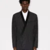 Kenzo Stripes’ Double Breasted Tailored Kimono Jacket Kenzo Stripes’ Double Breasted Tailored Kimono Jacket