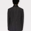 Kenzo Stripes’ Double Breasted Tailored Kimono Jacket Kenzo Stripes’ Double Breasted Tailored Kimono Jacket