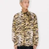 Kenzo Tiger’ Bow Shirt in Cotton Kenzo Tiger’ Bow Shirt in Cotton