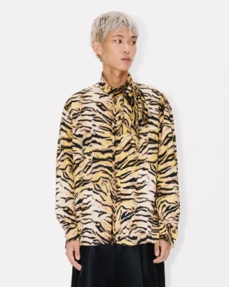 Kenzo Tiger’ Bow Shirt in Cotton
