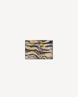 Kenzo Tiger’ Card Holder in Leather