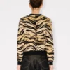 Kenzo Tiger’ Cardigan in Mixed Cotton and Wool Kenzo Tiger’ Cardigan in Mixed Cotton and Wool