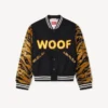 Kenzo Tiger’ Genderless Printed Varsity Jacket in Virgin Wool Kenzo Tiger’ Genderless Printed Varsity Jacket in Virgin Wool