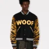 Kenzo Tiger’ Genderless Printed Varsity Jacket in Virgin Wool Kenzo Tiger’ Genderless Printed Varsity Jacket in Virgin Wool