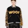 Kenzo Tiger’ Genderless Printed Varsity Jacket in Virgin Wool Kenzo Tiger’ Genderless Printed Varsity Jacket in Virgin Wool