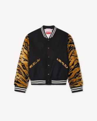 Kenzo Tiger’ Genderless Varsity Jacket in Virgin Wool Kenzo Tiger’ Genderless Varsity Jacket in Virgin Wool