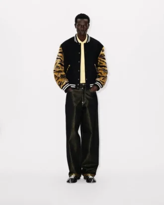 Kenzo Tiger’ Genderless Varsity Jacket in Virgin Wool Kenzo Tiger’ Genderless Varsity Jacket in Virgin Wool