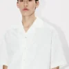 Kenzo Tiger’ Hawaiian Short Sleeve Shirt in Cotton Jacquard Kenzo Tiger’ Hawaiian Short Sleeve Shirt in Cotton Jacquard