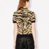 Kenzo Tiger’ Mock Neck Top in Mixed Cotton Wool Kenzo Tiger’ Mock Neck Top in Mixed Cotton Wool