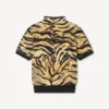 Kenzo Tiger’ Mock Neck Top in Mixed Cotton Wool Kenzo Tiger’ Mock Neck Top in Mixed Cotton Wool