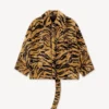 Kenzo Tiger’ Oversized Coat in Fake Fur Kenzo Tiger’ Oversized Coat in Fake Fur