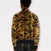 Kenzo Tiger’ Track Jacket in Velvet Jacquard